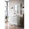 James Martin Vanities Athens 30in Single Vanity, Glossy White w/ 3 CM Carrara White Top E645-V30-GW-3CAR - alternate 4